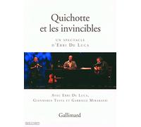 Erri De Luca – Quichotte et les invincibles – Livre + DVD-ROM (textes lus) – Gallimard