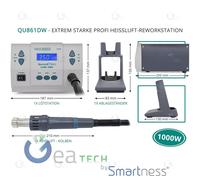 QUICK 861DW Station Soudure Professionnel à Air Chaude Réglable 1000 Watts