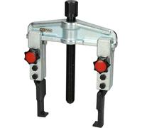 Quick adjustment universal 2 arm puller set with extremely narrow and extended legs, 20-90 mm, 120 mm, 2.5 t