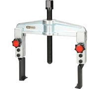 Quick adjustment universal 2 arm puller set with extremely narrow and extended legs, 25-130 mm, 120 mm