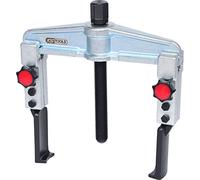 Quick adjustment universal 2 arm puller set with narrow and extended legs, 25-130 mm, 120 mm
