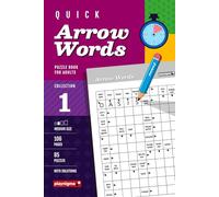 Quick Arrow Words - Puzzle Book for Adults - Collection 1
