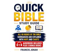Quick Bible Study Guide With Maps, Charts and Visual Guides: All 66 Books of The Bible Summarized And Explained With Maps and Charts