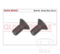 Quick Brake Vis disque de frein 11665K – 2 pièces 16 mm – pour FORD, KIA, MAZDA, MERCEDES-BENZ