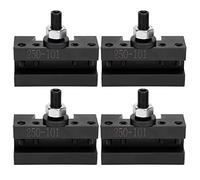 Quick Change Boring Tool Holder | High Hardness High Carbon Steel CNC Fixture 250-101 | 4 - Piece Set for Secure Clamping/Accurate Machining
