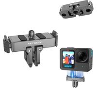 Quick Change Mount for GoPro Hero 13, Aluminum Head with 1/4"" Screw, Titanium Gray