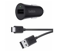 Quick Charge 3.0 Car Charger + USB-C to A Cable BLACK