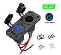 Quick Charge 3.0 ? Prise De Courant Double Usb Pour Voiture, Allume-Cigare, Adaptateur Séparateur, Pour Bateau, Moto, Camion