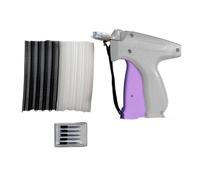 Quick Clothing Fixer Clothes Quilt Tacking Mini Stitch Hemming Gun Micro Tagging Tool (White)