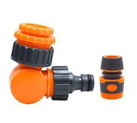 Quick-Connect Adaptateur de raccord de tuyau d'arrosage pour système d'irrigation - Click-and-Lock, résistant aux torsions, compatible avec tous les tuyaux standard