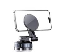 Quick Connect Phone Holder - Tilting Head Phone Mount, Car Mobile Holder For Optimal Visibility, Magnetic Mobile Stand With Angle Fine-Tuning, Small Mount, Dashboard Support For Ride Share Driving