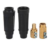 Quick Coupler Socket Male Plug Welding Cable Connector Brass Rubber Hardware Power Tools for Industrial Welding Equipment Cable Cross Sectional Area 25 35MM²