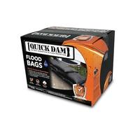 Quick Dam Lot de 20 sacs d'inondation activés par l'eau 0,3 x 0,6 m