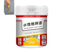 Quick-Dry Concrete Floor Paint - Water-Based Anti-Slip Coating, 500g Waterproof Floor Paint | High-Performance Garage Floor Coating, Suitable for Interior, Exterior Surfaces, and Parking Areas