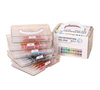 Quick Dry Gel Pens, Fine Tip Smooth Writing Pens for Kids and Adults, Drawing, Scrapbooking, Journaling, Coloring, Greeting Cards, Home, School Use, Vibrant Ink, Comfortable Grip, Multi-Color Set