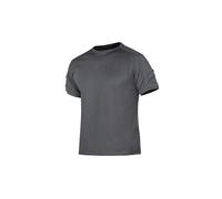Quick-Drying Tactical T-Shirt,Moisture Wicking Plain Work Athletic Tees for Men,Breathable Men's Athletic Fit T-Shirt (FR/ES, Alpha/Lettres, XXL, Taille Normale, Taille Normale, Grey)