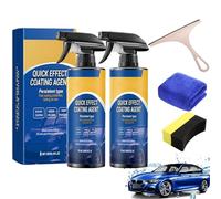 Quick Effect Coating Agent, 120ml Agent De Revêtement Effet Rapide, Sopami Car Coating Spray High Protection, Agent Enduit Effet Rapide, Nano Quick Ceramic Coating (2 Bouteille)