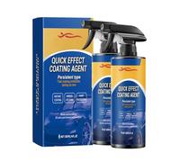 Quick Effect Coating Agent Car Quick-Acting Coating Agent Spray de Revêtement 3 en 1 Voiture Intérieurs Finition Polish Voiture Rayures Polisseuse répare rapidement Revêtement (2PCS Blue, One Size)