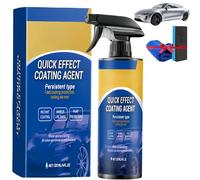 Quick Effect Coating Agent for Car, 3-in-1 Efficient Coating Renewal Spray, Multifunctional Nano Auto Coatings Agent Sprays for Shine and Protection (1Set)