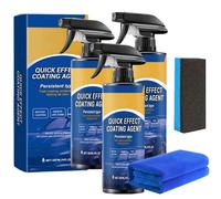 Quick Effect Coating Agent for Car,3-in-1 High Protection Car Coating Spray,Nano Auto Coating Agent Sprays Combines Repair,Brighten and Protect (3Pcs)