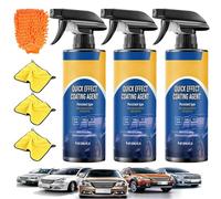 Quick Effect Coating Agente, Spray De RevêTement Avancé à Action Rapide Pour Voiture 120 Ml, Spray De RevêTement Nano 3 En 1 Pour Voiture, Spray De RevêTement Pour Voiture (3pc)