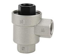 Quick Exhaust Valve,Aluminum Alloy G1/4 Thread Quick Exhaust Air Flow Control Valve Fast Reversing for Pneumatic Systems Industrial Machinery Threaded Connector