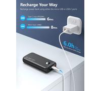 Quick External Battery Power Bank 27.000mAh 22.5W PD3.0 QC4.0 High Speed Portable Power Supply,3A USB C Portable Charger with LED Display,Compatible with Phone and Other