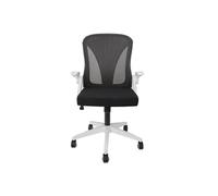 QUICK - Fauteuil de Bureau Rabattable Noir et Blanc -