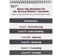 Quick Flip Questions For The Revised Bloom Taxonomy