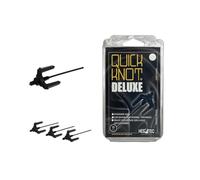 Quick Knot® Deluxe | Pince pour chevaux | Convient pour chevaux et poneys | Réutilisable (Noir, Standard)