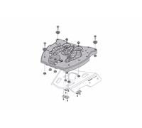 SW-Motech Plaques Adapter Quick Lock pour Rack Alu SW-Motech
