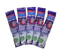 Quick Milk Forest Fruit Lot de 5 paquets de 5 pailles pour lait aromatisé aux fruits des bois (25 pailles)