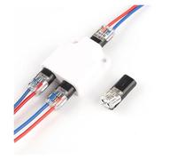 Quick Pluggable wire connector cable crimp terminal block 2-pin LED car wiring connector splitter 22-20AWG NWPNLXEA(LED-D202)