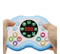 Quick Push Game Console, Cartoon Musical Handheld Speed Puzzle, LED Screen Pocket Game Machine, Multiplayer Toy for Preschool Kids Learning and Coordination, 1.38 inches