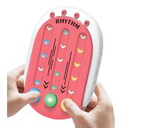 Quick Push Game Rhythm Master, contrôleur de Jeu de Rythme, Jeu de Console Push, Jeu de Table interactif à Boutons, Jouet sensoriel Portable avec Musique et lumière pour et Adultes