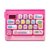 Quick Push Style Clavier Mécanique Sensoriel avec Son, Lumière et Effets | de Poussée Rapide et Jouet Anti-Stress Pour Fêtes d'Anniversaire Filles Garçons Rose
