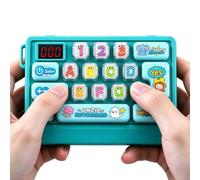 Quick Push Style Clavier Mécanique Sensoriel avec Son, Lumière et Effets | Portable Fast Push Pour Fêtes d'Anniversaire Filles Garçons Vert