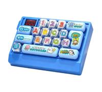 Quick Push Style Clavier Mécanique Sensoriel avec Son, Lumière et Effets | Portable Fast Push Pour Fêtes d'Anniversaire Filles Garçons Bleu