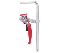 Quick Ratchet Guide Rail Clamp | Alloy Steel Track Saw Clamp for Woodworking/Table Saws | Secure Grip ABS Pad, 200mm Clamping Tool