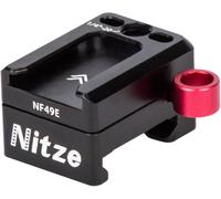 Quick Release NATO Clamp avec Cold Shoe, 1/4¿ Locating Hole for Camera Cage Monitor Cage Magic Arm - NF49E