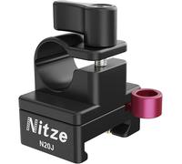 Quick Release NATO Clamp vers Pince de Tige de 15 mm, Support de Tige de 15 mm vers Pince NATO pour Appareil Photo Reflex Numérique/sans Miroir, Plate-Forme de Moniteur, Follow Focus - N20J