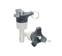 Quick Release Pin, 1pc 5mm 6mm Diameter Stainless Steel Spring Ball-lock Pin for Ships and Yachts(6x60mm)