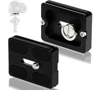 Quick Release Plate Universal PU-50 Aluminium Quick Release Plate with 1/4 Inch Screw for Camera Tripod Ball Head Plate Arca Swiss 2Pcs