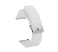 Quick release Silicone Strap Waterproof Rubber 14mm To 24mm(Translucent silver,18mm)