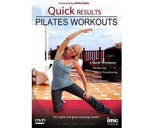 Quick Results Pilates Workouts - Millie Dobie - 4 Quick Pilates Workouts including Fat burning, Toning & Conditioning, Posture and Pure Stretch - Healthy Living Series [DVD] by Rod Rodrigo