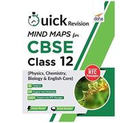 Quick Revision Mindmaps For Cbse Class 12 Physics Chemistry Biology & English Core