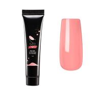 quick.simpl.easy Kit d'extensions d'ongles en polygel, 1 couleur, gel à ongles neutre BLOSSOM avec couche de base et couche de finition, brosse à ongles tendance