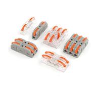 Quick Splicing Multiplex Butt Wire Connector Compact Electrical Cable Terminal Block Junction box Circuit Inline For Home NWPNLXEA(NC-221T,One Size)