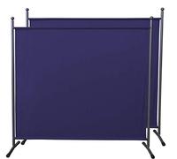 Quick Star 2 pièces Paravent 180 x 178 cm Séparateur de Tissu Jardin Balcon Écran de confidentialité partition Bleu