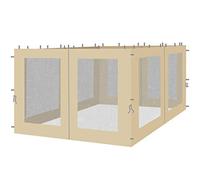 Quick-Star 4 Parois latérales avec moustiquaire pour pavillon 3 x 4 m Sable